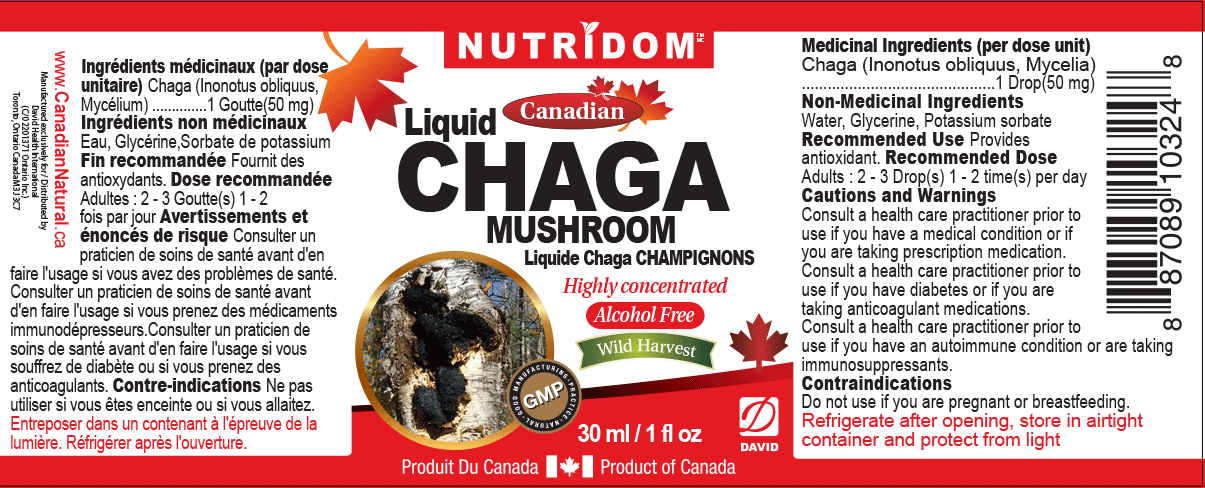 NUTRIDOM CHAGA LIQUID BOX