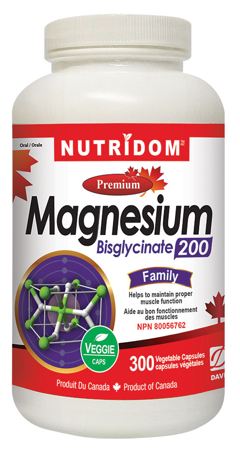 NUTRIDOM MAGNESIUM BISGLYCINATE 200