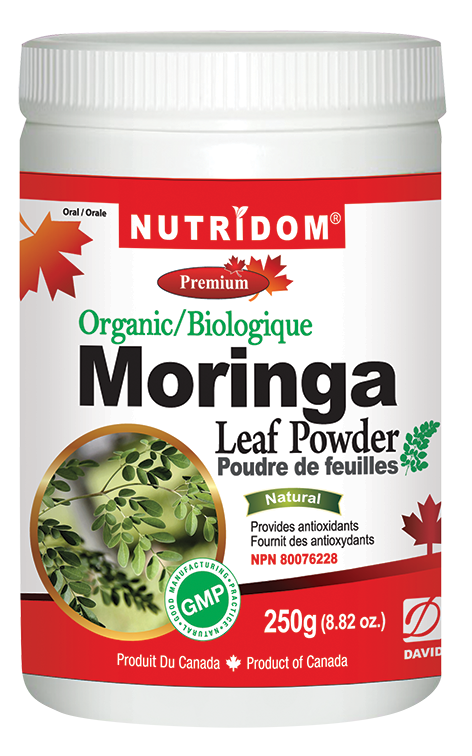 NUTRIDOM Organic Moringa Leaf Powder 250g