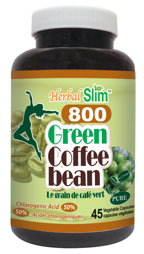 HerbalSlim GREEN COFFEE BEAN 800(50% CHLOROGENIC ACID)