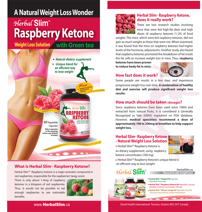Herbal slim Raspberry Ketone