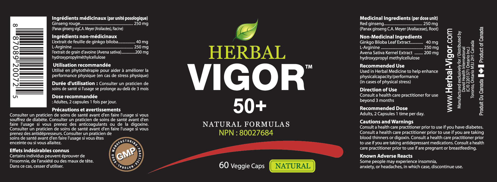 HERVAL VIGOR 50+