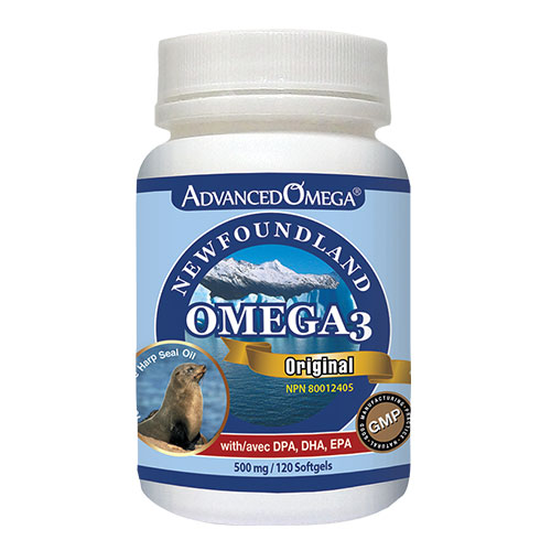 Newfoundland Omega 3 Travel 500mg 120 Softgels Seal Oil