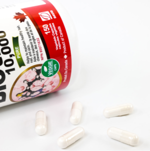 Nutridom Biotin 10,000mcg 150 Vcaps - Image 2