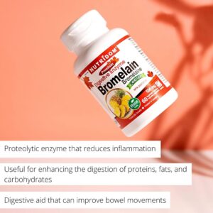 Nutridom Bromelain 500 mg 60 Vcaps - Image 2