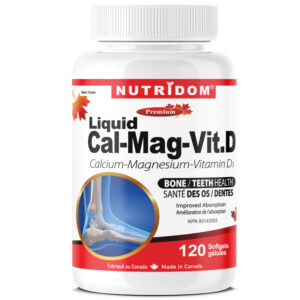 Nutridom Liquid Cal-Mag-Vit.D 1000mg 120 Softgels
