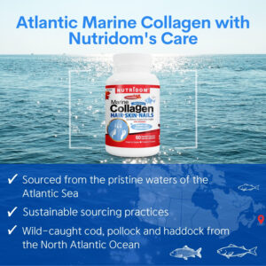 Nutridom Marine Collagen 60 Vcaps ( Hair, Skin, and Nails) - Image 6