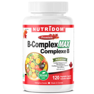 Nutridom Vitamin B Complex MAX 120 Vcaps