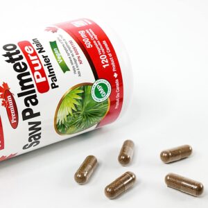 Nutridom Pure Saw Palmetto 500 mg 120 Vcaps - Image 4