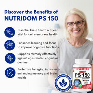 Nutridom PS-150, Phosphatidylserine 150mg 60 Vcaps - Image 2