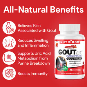 Nutridom GOUTart 675mg 60 Vcaps - Image 2