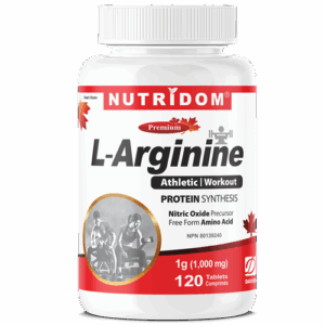 Nutridom L-Arginine 1,000mg 120Tablets