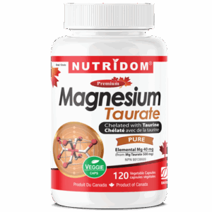 Nutridom Magnesium Taurate 500mg 120Vcaps
