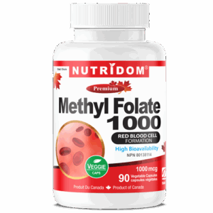 Nutridom Methyl Folate 1,000mcg 90Vcaps