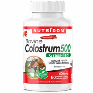 NUTRIDOM Bovine Colostrum Grass-Fed 500mg 60Vcaps