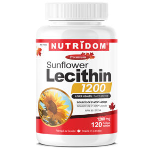 Nutridom Sunflower Lecithin 1200mg 120Softgels