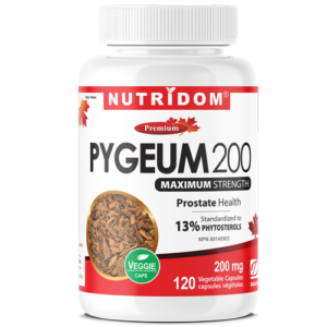 Nutridom Pygeum 200mg 120 Vegetable Capsules