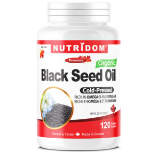 Nutridom Black Seed Organic Oil 120 Softgels