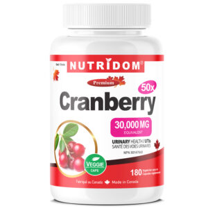 Nutridom Cranberry 50x 30,000mg 180 Vegetarian Capsules