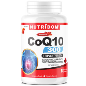 Nutridom CoQ10 300mg Triple Strength 60 Softgels